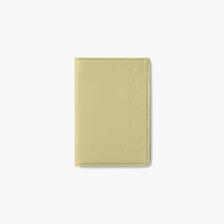 CRINKLE PASSPORT CASE (SOFT OLIVE)
