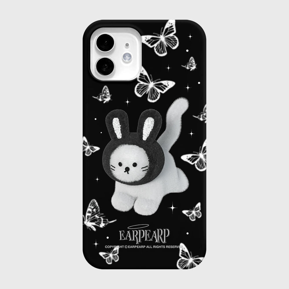 (現貨) EARPEARP - FAKE BLACK RABBIT CHICHI BLACK 硬殼