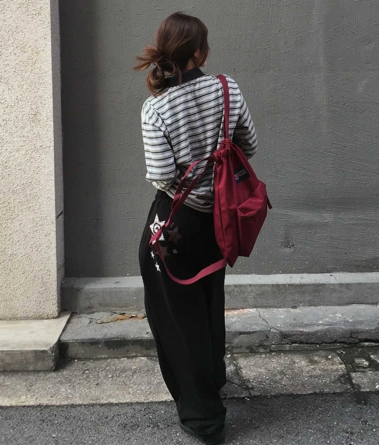 chicks - two stars pants (black)