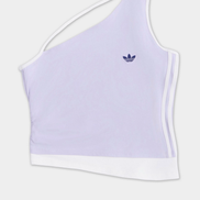 adidas tank off shoulder (lilac white)