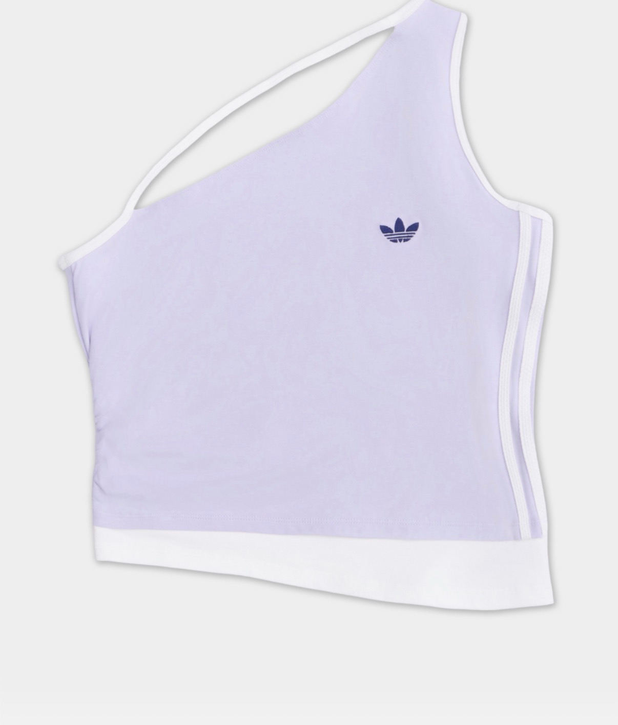 adidas tank off shoulder (lilac white)