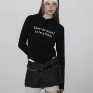 (現貨) badblood - Don’t Be Scared Slim Hoodie - Black