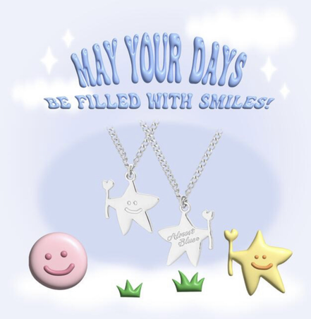 Almost Blue - STAR FAIRY SMILE NECKLACE