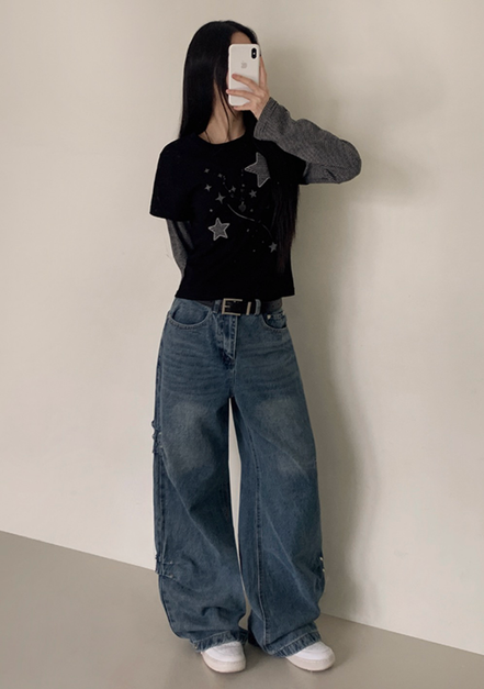 KR STARS STRIPE TSHIRT (4 COLORS)
