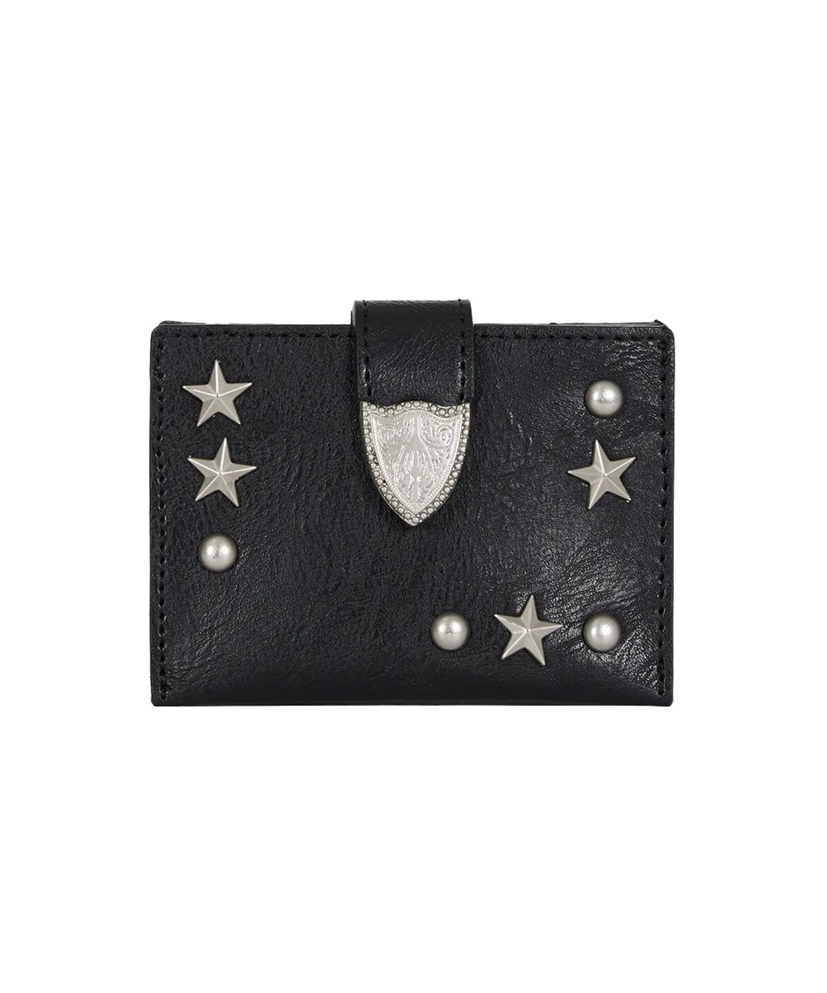 illigo - western accordion card wallet (black)