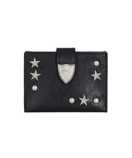 illigo - western accordion card wallet (black)