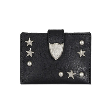 illigo - western accordion card wallet (black)