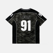 bad blood - FON V-Neck Jersey Short Sleeve (Green Camo)