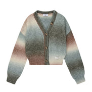 (WINTER同款) ZERO PLANET - NORA TWO WAY BURTON CARDIGAN (FOREST)