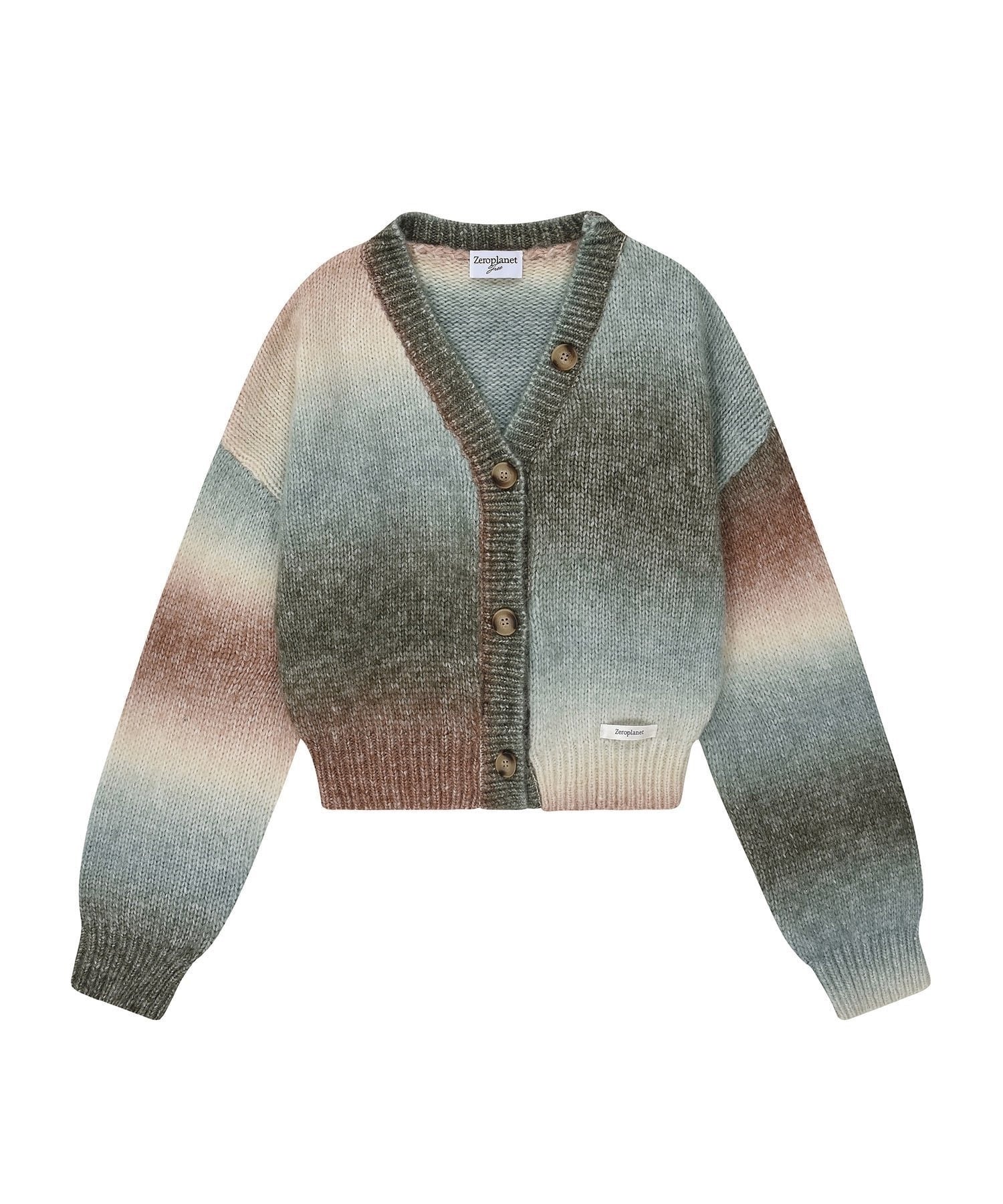 (WINTER同款) ZERO PLANET - NORA TWO WAY BURTON CARDIGAN (FOREST)
