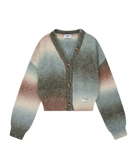 (WINTER同款) ZERO PLANET - NORA TWO WAY BURTON CARDIGAN (FOREST)
