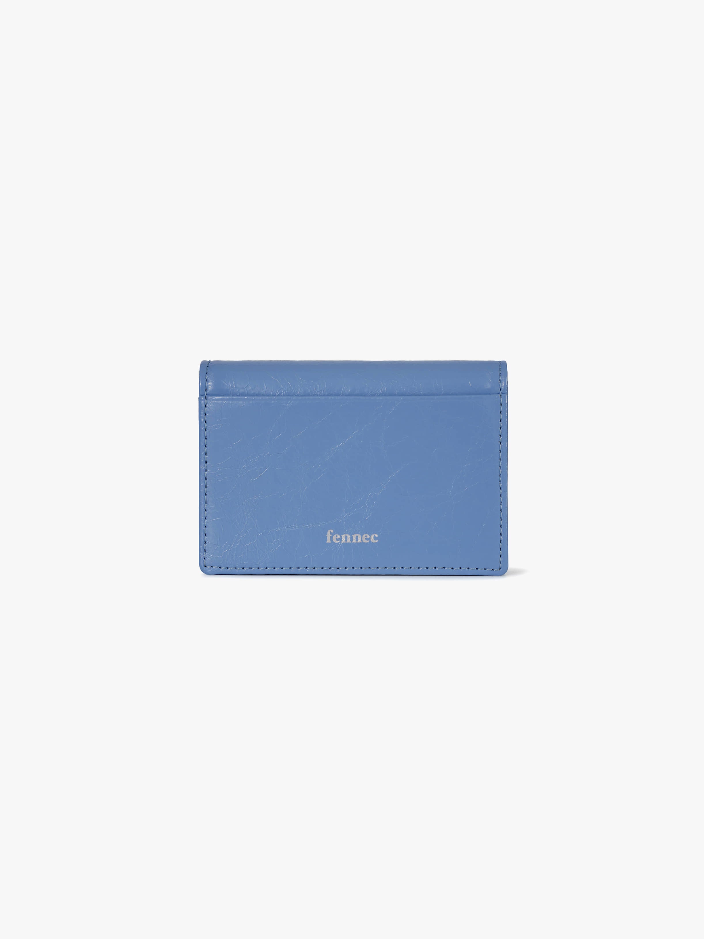 CRINKLE TRIANGLE ACCORDION POCKET D (STEEL BLUE)