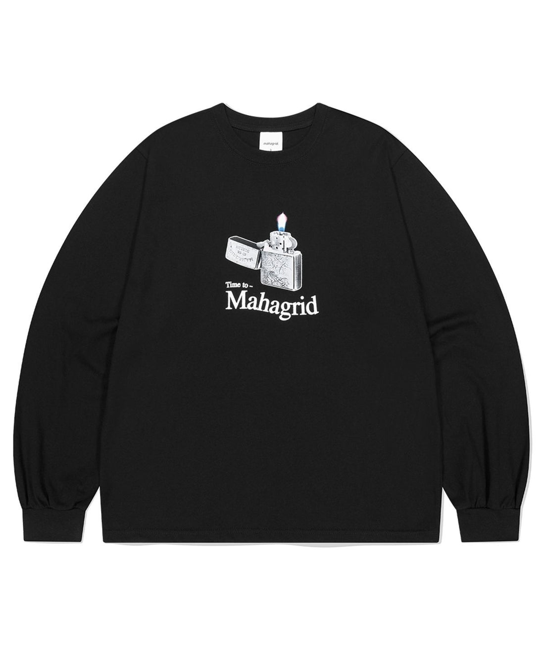 mahagrid - IT’S TIME TO LS TEE (BLACK)