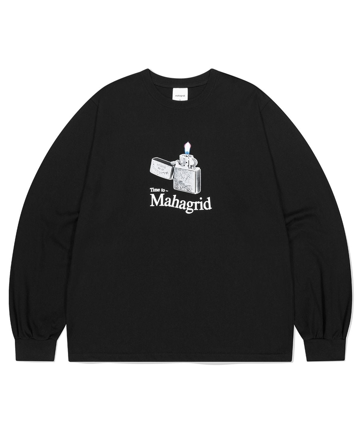 mahagrid - IT’S TIME TO LS TEE (BLACK)
