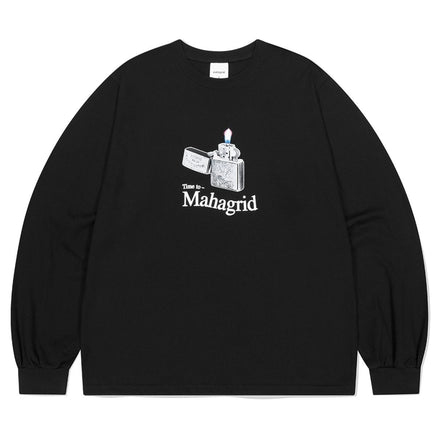 mahagrid - IT’S TIME TO LS TEE (BLACK)