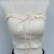 KR LACE RIBBON TOP
