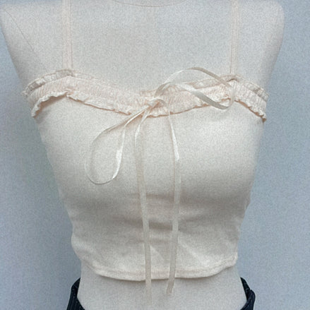 KR LACE RIBBON TOP