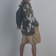SCULPTOR - Nylon Slouchy Backpack (Black)
