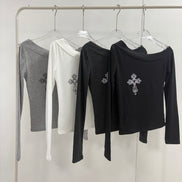 KR BLANK CROSS TOP (4 COLORS)