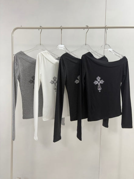 KR BLANK CROSS TOP (4 COLORS)