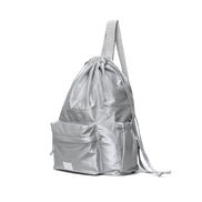 DRAWSTRING BACKPACK (SILVER)