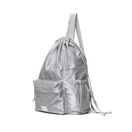 DRAWSTRING BACKPACK (SILVER)