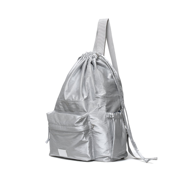 DRAWSTRING BACKPACK (SILVER)