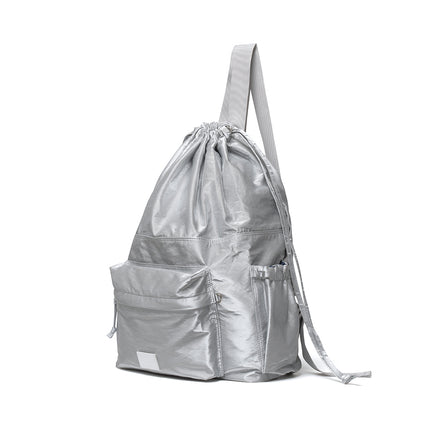 DRAWSTRING BACKPACK (SILVER)