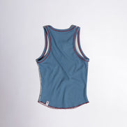 SCULPTOR - Maria Tear Drop Tank Top Dirty (Cream/Blue)