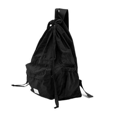 DRAWSTRING BACKPACK (BLACK)