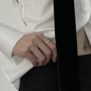 OFUSE - 24 winter - cubic ring set