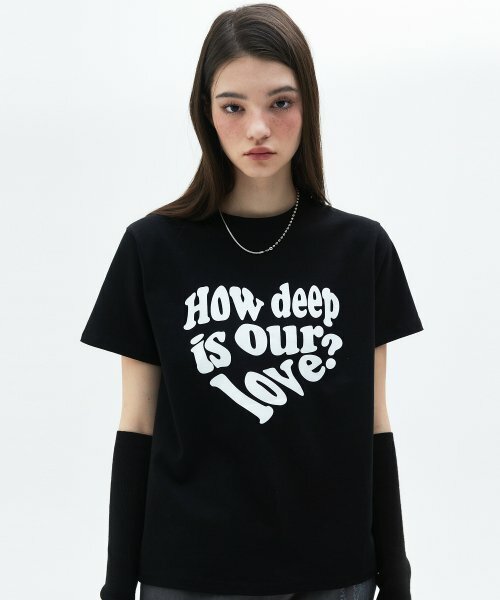 LUVISTRUE - CL LUV TEE(BLACK)