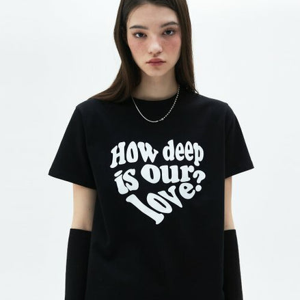 LUVISTRUE - CL LUV TEE(BLACK)