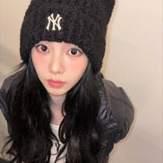 (KARINA同款) MLB CAT BEANIE (BLACK)
