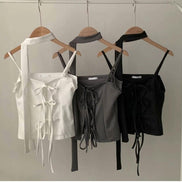 KR TIE TOP SET WITH MUFFLER (3 COLORS)