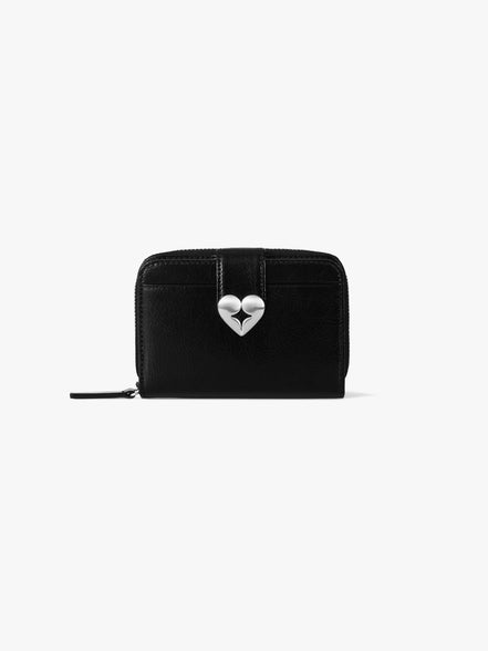HEARTY ZIPPER POCKET (BLACK)