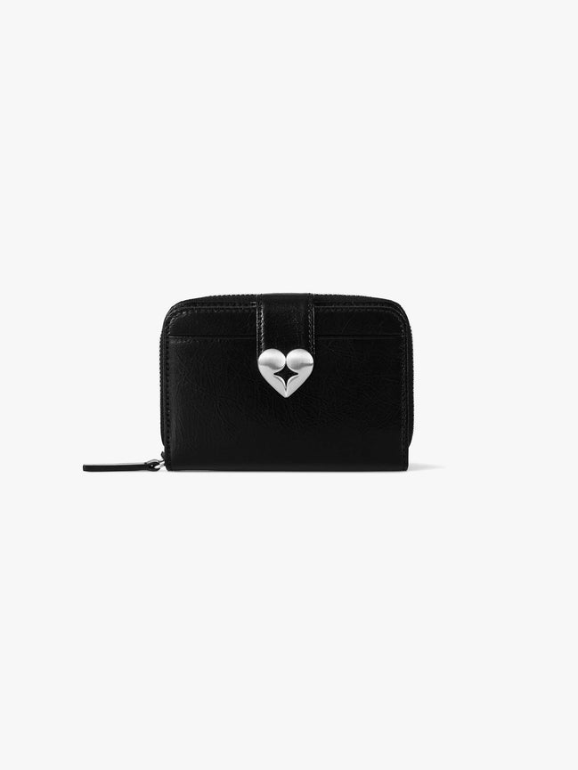 HEARTY ZIPPER POCKET (BLACK)