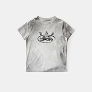 Bad Blood - crack print t-shirt (White)