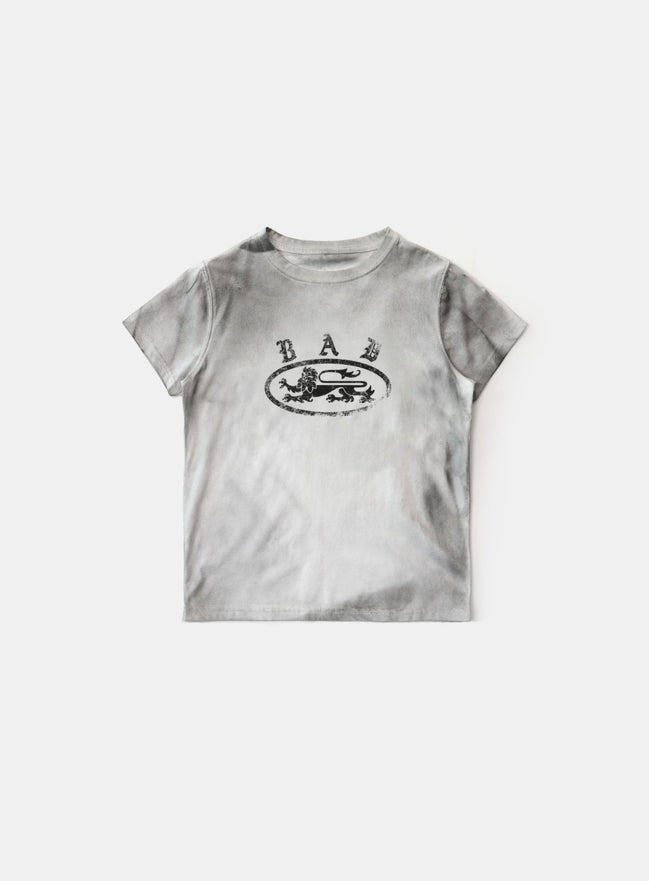Bad Blood - crack print t-shirt (White)