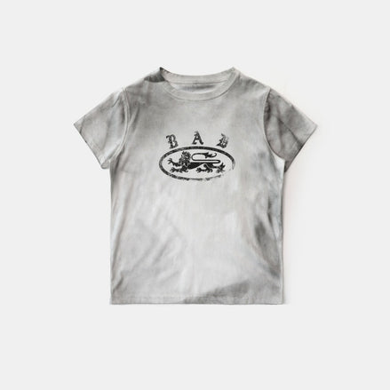 Bad Blood - crack print t-shirt (White)