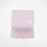 rolarola - lace label hairy muffler (pink)