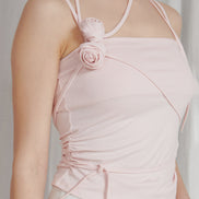 Plain or pleasure - ROSE CORSAGE SLEEVELESS (pink)