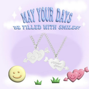Almost Blue - CUPID SMILE NECKLACE