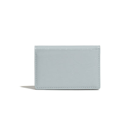 CRINKLE SOFT CARD CASE (MID GREY)