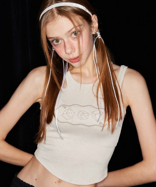 LUVISTRUE - NM DICE TEE (BEIGE)