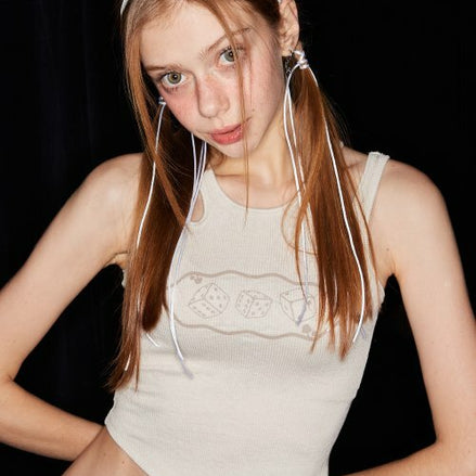 LUVISTRUE - NM DICE TEE (BEIGE)
