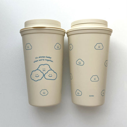 Skyfolio - smile cloud tumbler｜2 types