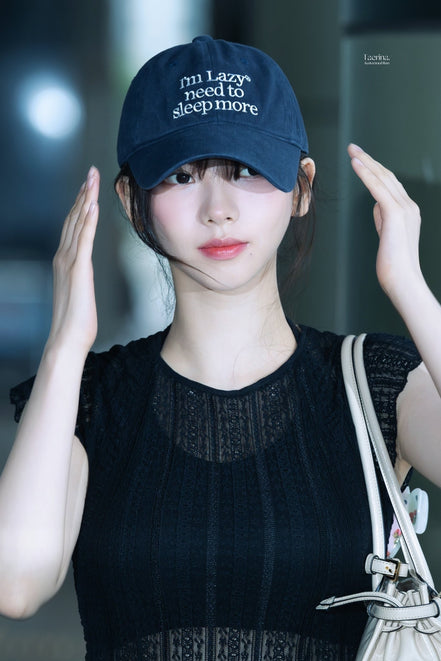 [KARINA/WINTER同款] LAZYZ - Sleep More Washing Ball Cap (9 COLORS)