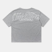 BAD BLOOD - MYSTIC HALF PRINTING TSHIRT SLIMFIT (GREY)