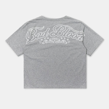 BAD BLOOD - MYSTIC HALF PRINTING TSHIRT SLIMFIT (GREY)